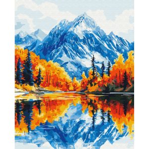 Картина за номерами "Осінь у горах", 40х50 см