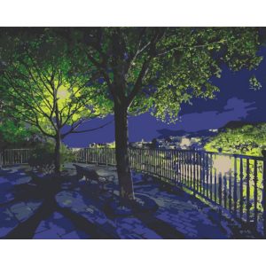 Картина за номерами "Вечірній парк" 40x50 см