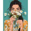 Картина по номерам "Ромашковый вайб" 40х50 см