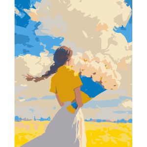 Картина за номерами "Вільне поле" 40х50 см