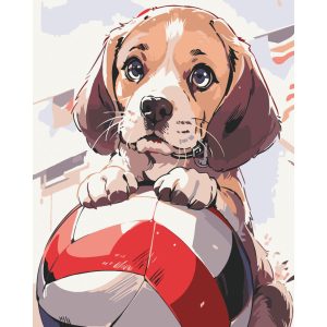 Картина по номерам "Давай играть" 40х50 см