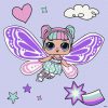 Картина по номерам "L.O.L. Surprise! O.M.G. Fairies Sweetiefly", 40х40 см