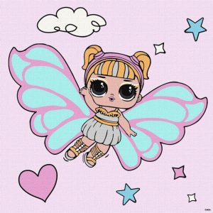 Картина за номерами "L.O.L. Surprise! O.M.G. Fairies Skystarling", 40х40 см