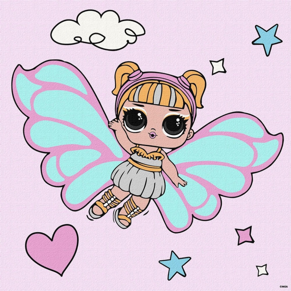 Картина за номерами "L.O.L. Surprise! O.M.G. Fairies Skystarling", 40х40 см Картина за номерами "L.O.L. Surprise! O.M.G. Fairies Skystarling", 40х40 см