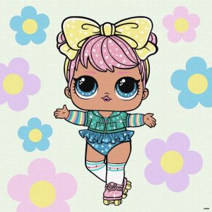 Картина за номерами "L.O.L. Surprise! Spring Bling Dawn", 40х40 см