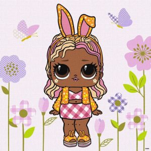 Картина за номерами "L.O.L. Surprise! HipHop4Lyfe BossBunny", 40х40 см