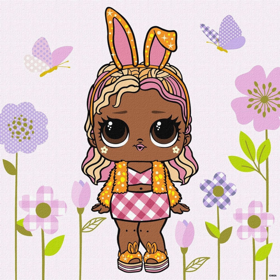 Картина за номерами "L.O.L. Surprise! HipHop4Lyfe BossBunny", 40х40 см Картина за номерами "L.O.L. Surprise! HipHop4Lyfe BossBunny", 40х40 см