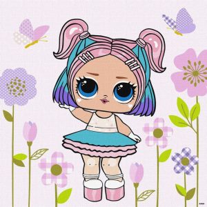 Картина за номерами "L.O.L. Surprise! HipHop4Lyfe CandyQT", 40х40 см