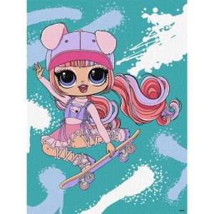 Картина за номерами "Tweens LOL Skate Dance Ali Dance", 30х40 см