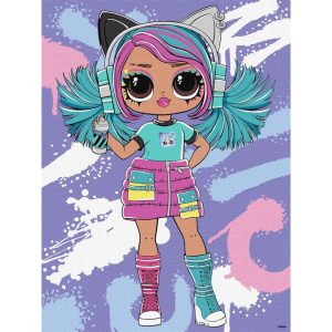 Картина за номерами "Tweens LOL Skate Dance Emma Emo", 30х40 см