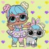 Картина за номерами "L.O.L. Surprise! TroopSurprise BonBon With HopHop", 40х40 см