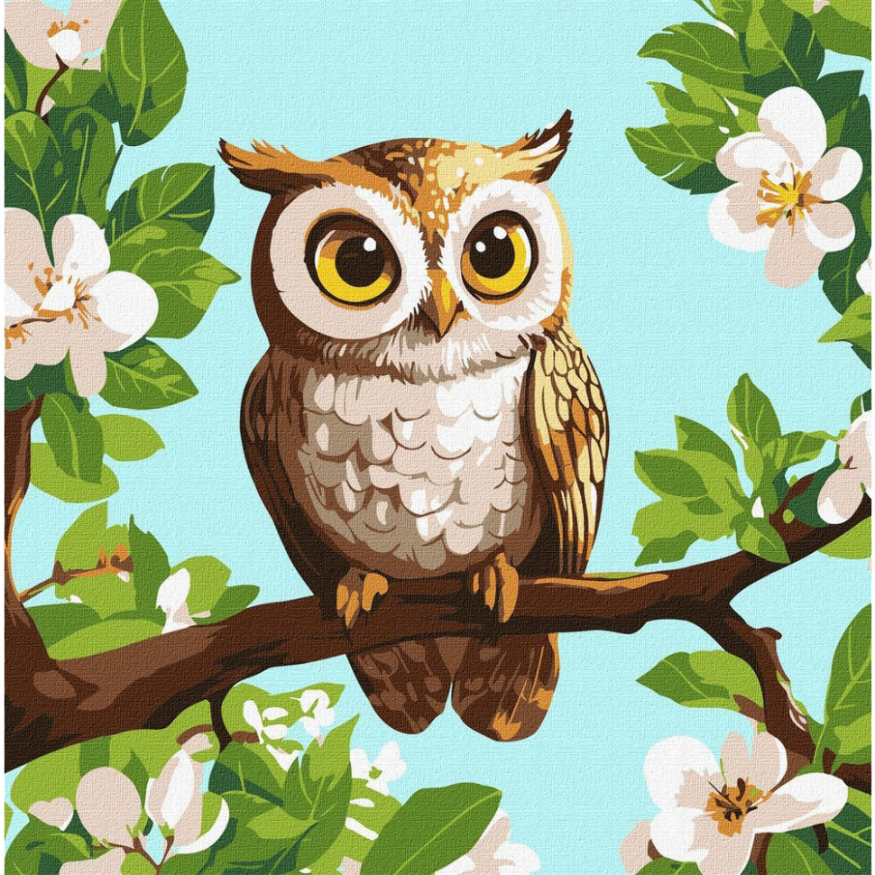 Картина за номерами "Лісова варта" ©art_selena_ua, 30х30 см Картина за номерами "Лісова варта" ©art_selena_ua, 30х30 см