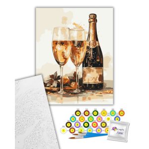 Alternative view of Картина за номерами "Ігристе на двох" 40х50 см