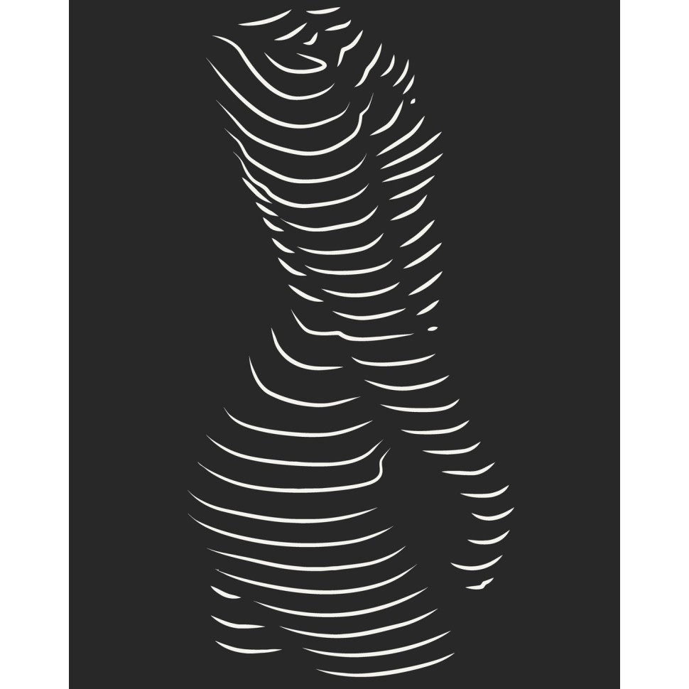 Картина за номерами "Звабливий силует" 40х50 см Картина за номерами "Звабливий силует" 40х50 см