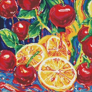 Алмазна мозаїка "Соковита насолода", 40х40 см