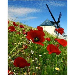 Алмазна мозаїка "Млин", 30х40 см