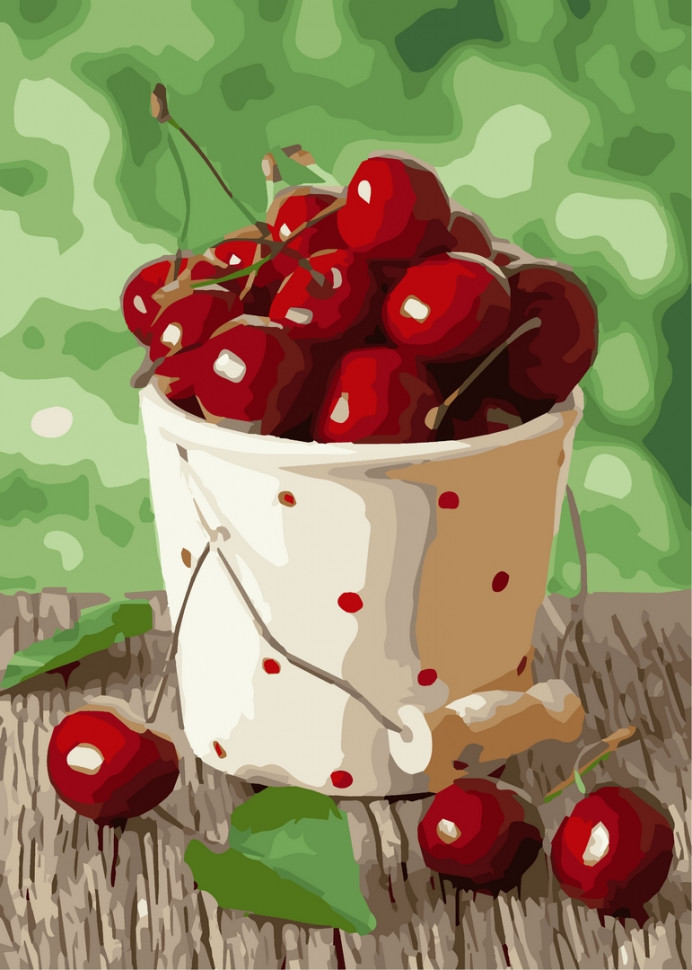 Картина по номерам. Art Craft "Вишневая жара" 40*50 см Картина по номерам. Art Craft "Вишневая жара" 40*50 см