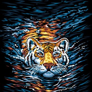 Картина за номерами. "Тигр" 40 * 40см