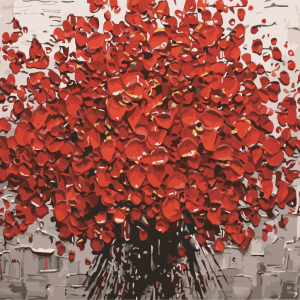 Картина за номерами. Art Craft "Пелюстковий вибух" 40 * 50 см