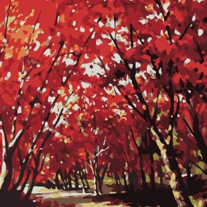 Картіна по номерам. art craft "подих осені" 40 * 50 см