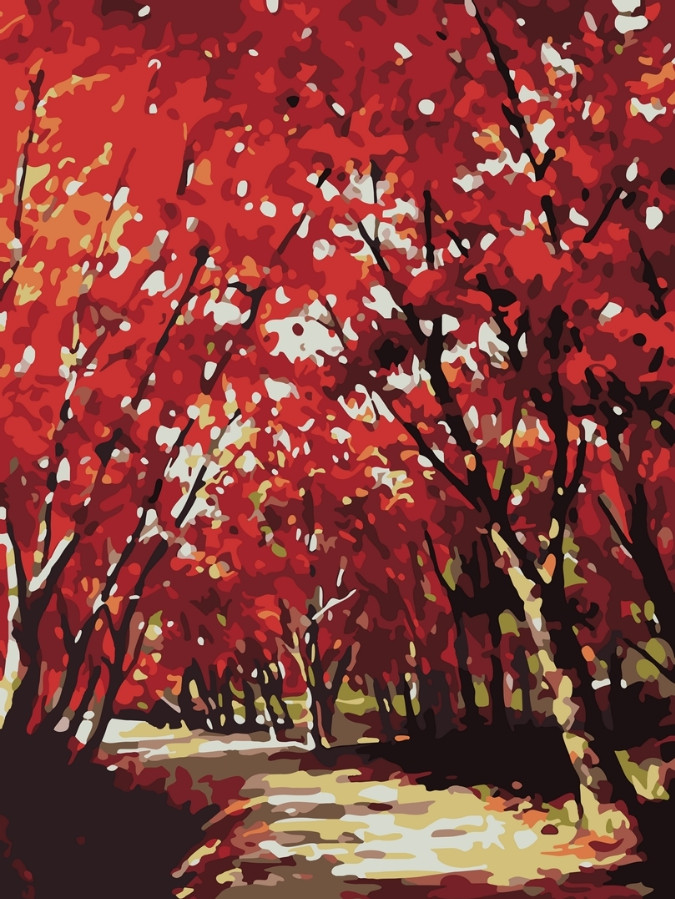 Картіна по номерам. art craft "подих осені" 40 * 50 см Картіна по номерам. art craft "подих осені" 40 * 50 см