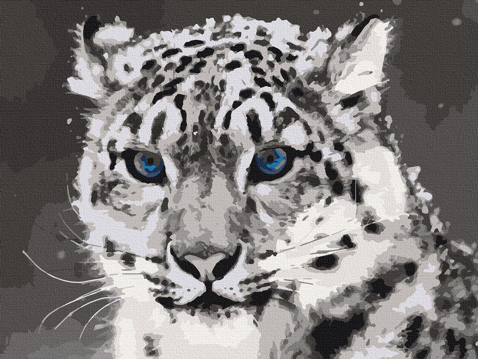 Картина за номерами. Art Craft "Синьоокий ірбіс" 40 * 50 см Картина за номерами. Art Craft "Синьоокий ірбіс" 40 * 50 см