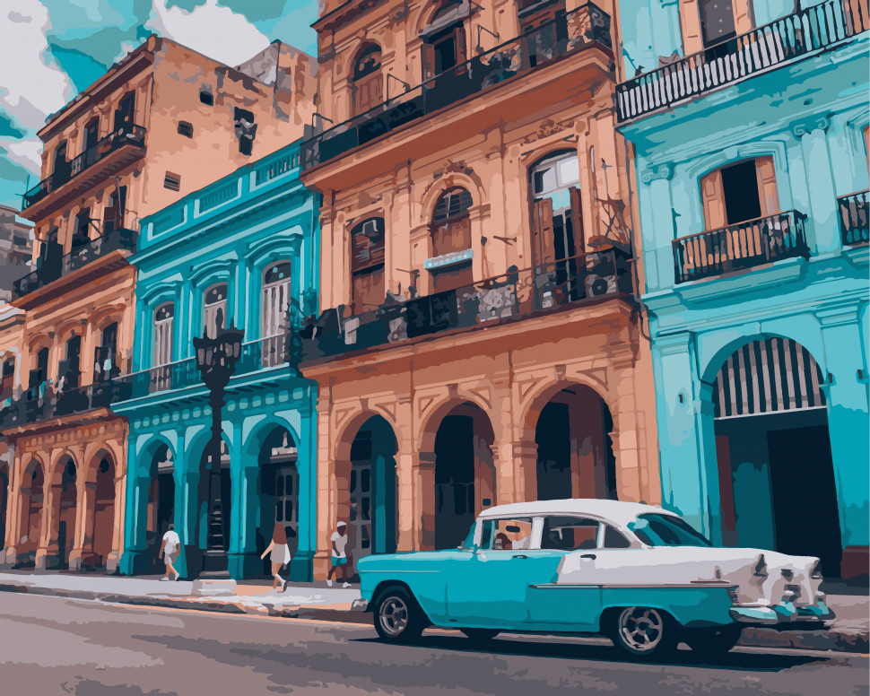 Картина за номерами. Art Craft "Яскрава Куба" 40 * 50 см Картина за номерами. Art Craft "Яскрава Куба" 40 * 50 см