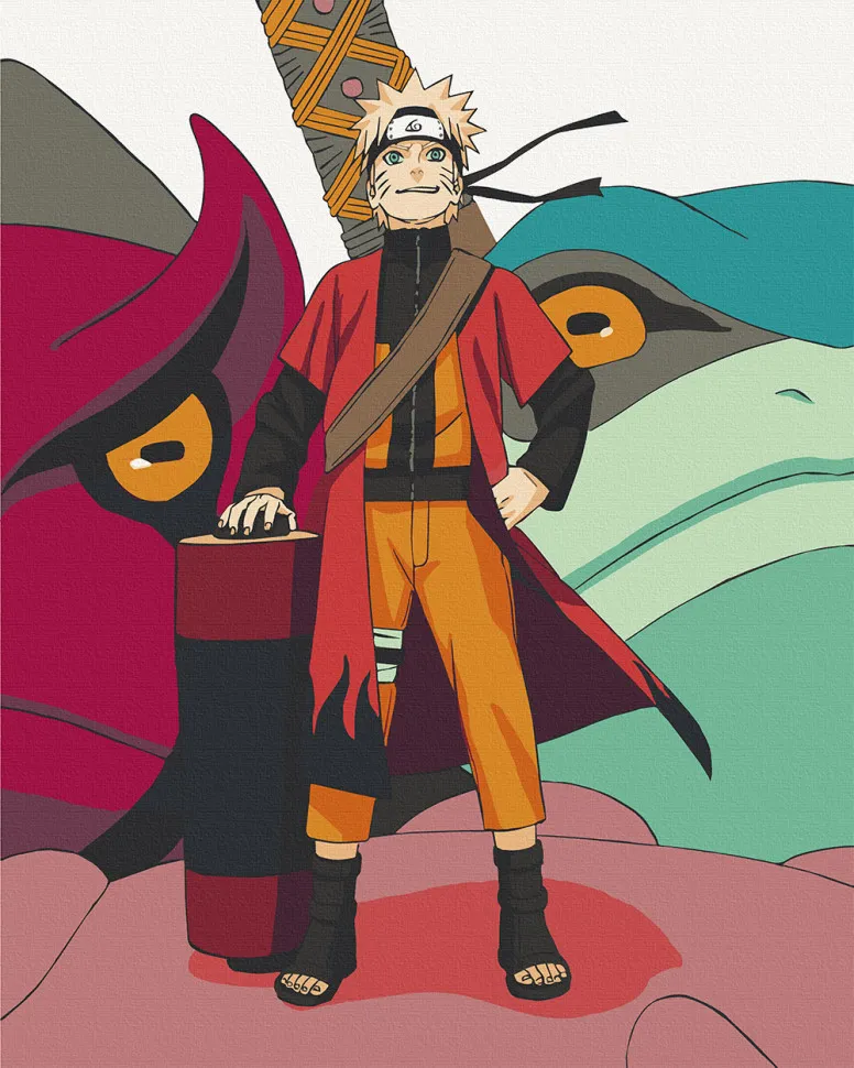 Картина за номерами. Art Craft "Наруто. Виклик мудрості" 40 * 50 см Картина по номерам. Art Craft "Наруто. Вызов мудрости" 40*50 см