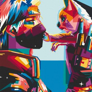 Картина по номерам. Art Craft "Какаши. Фан-арт" 40*50 см