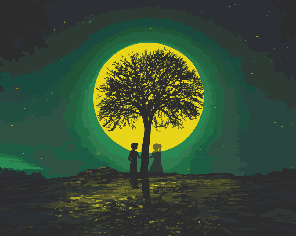 Картина за номерами Art Craft "Примарна зустріч" 40х50 см Картина по номерам Art Craft "Призрачная встреча" 40х50 см