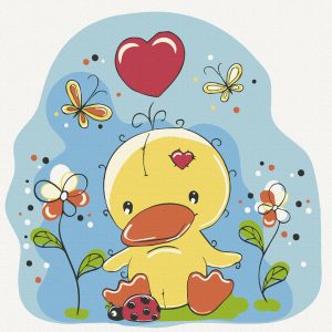 Картина по номерам. Art Craft "Утенок" 30х30 см