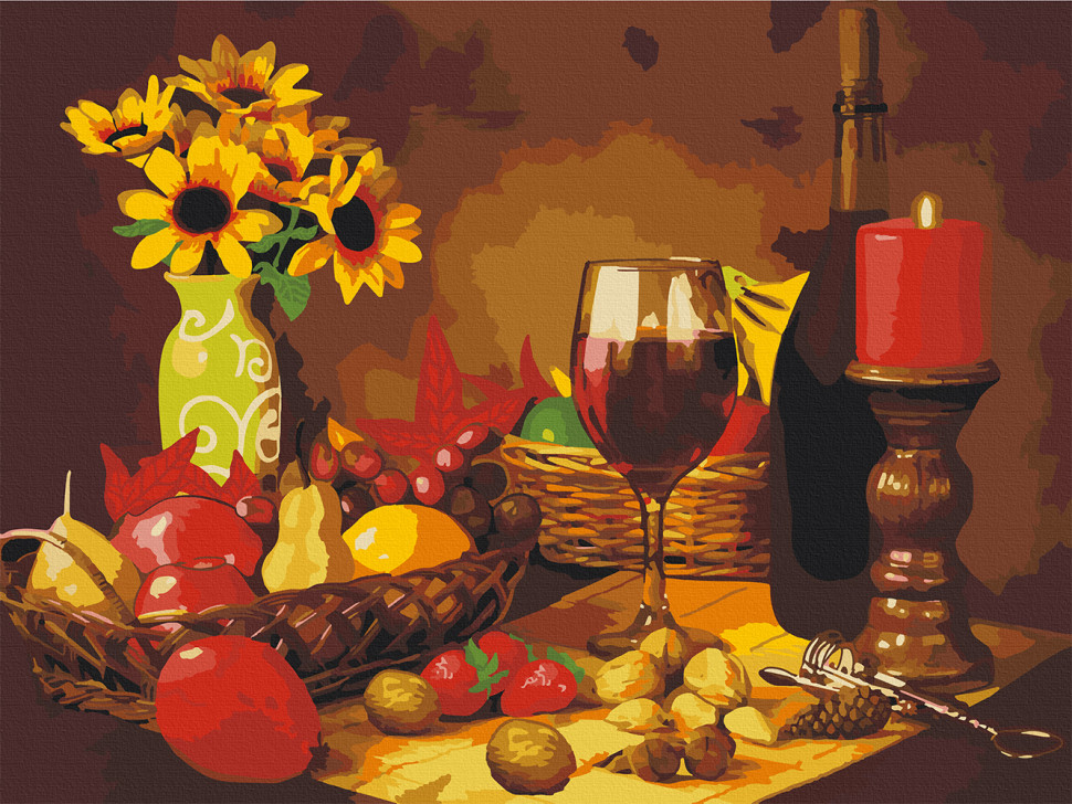 Картина за номерами. Art Craft "Фруктова вечеря" 40х50 см Картина по номерам. Art Craft "Фруктовый ужин" 40х50 см