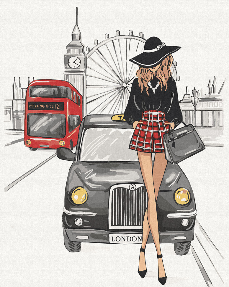 Картина за номерами. Art Craft "Елегантність Лондона" 40х50 см Картина по номерам. Art Craft "Элегантность Лондона" 40х50 см