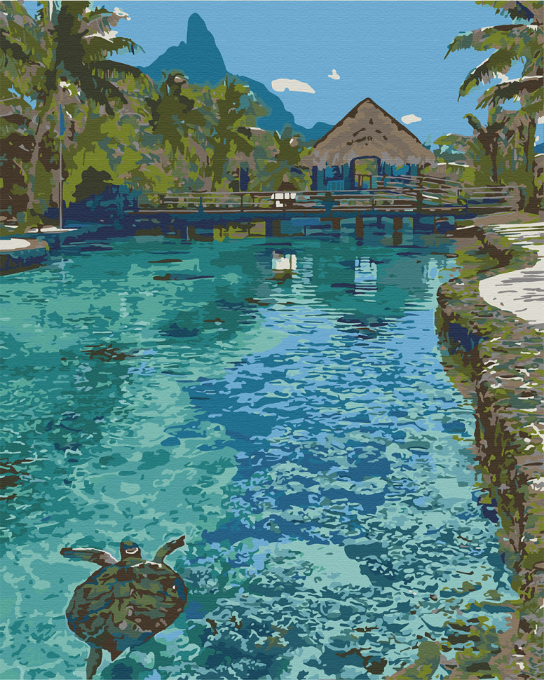 Картина за номерами. Art Craft "Рай на землі" 40х50 см Картина за номерами. Art Craft "Рай на землі" 40х50 см