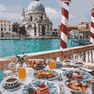 Картина за номерами. Art Craft "Сніданок у Венеції" 40х50 см