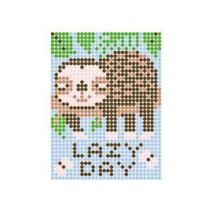 Alternative view of Картина за номерами стікерами в тубусі "Лінивий" 1200 стікерів. 33х48 см