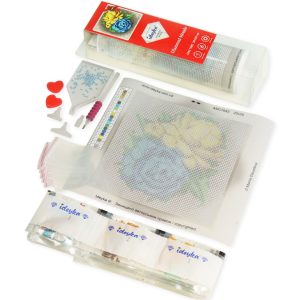 Alternative view of Алмазна мозаїка без підрамника "Українська гусочка" 40х50 см