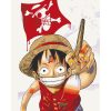 Картина по номерам "Монки Д. Луффи" 40х50 см