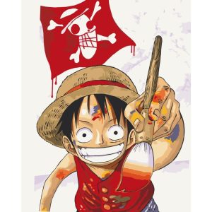 Картина по номерам "Монки Д. Луффи" 40х50 см