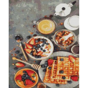 Алмазна мозаїка "Віденські вафлі", 40x50 см