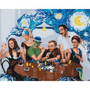 Картина по номерам "Друзья-шедевры" ©Viktoriya Kovalenko, 40х50 см