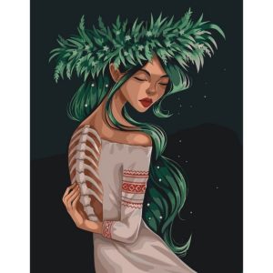 Картина по номерам "Мавка" @LIEN_ILLUSTRATION 40х50 см