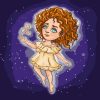 Картина по номерам "Знаки зодиака Лев" @VIKTORIA.GRO.ART 40x40 см