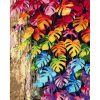 Картина по номерам "Цветные листья", 40х50см