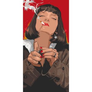 Картина по номерам "Миа Волес" 40х80 см