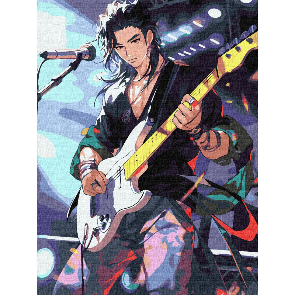 Картина за номерами "Талановитий музикант" 30x40 см Картина по номерам "Талантливый музыкант" 30x40 см