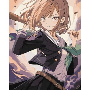 Картина за номерами "Безстрашна дівчина" 40х50 см