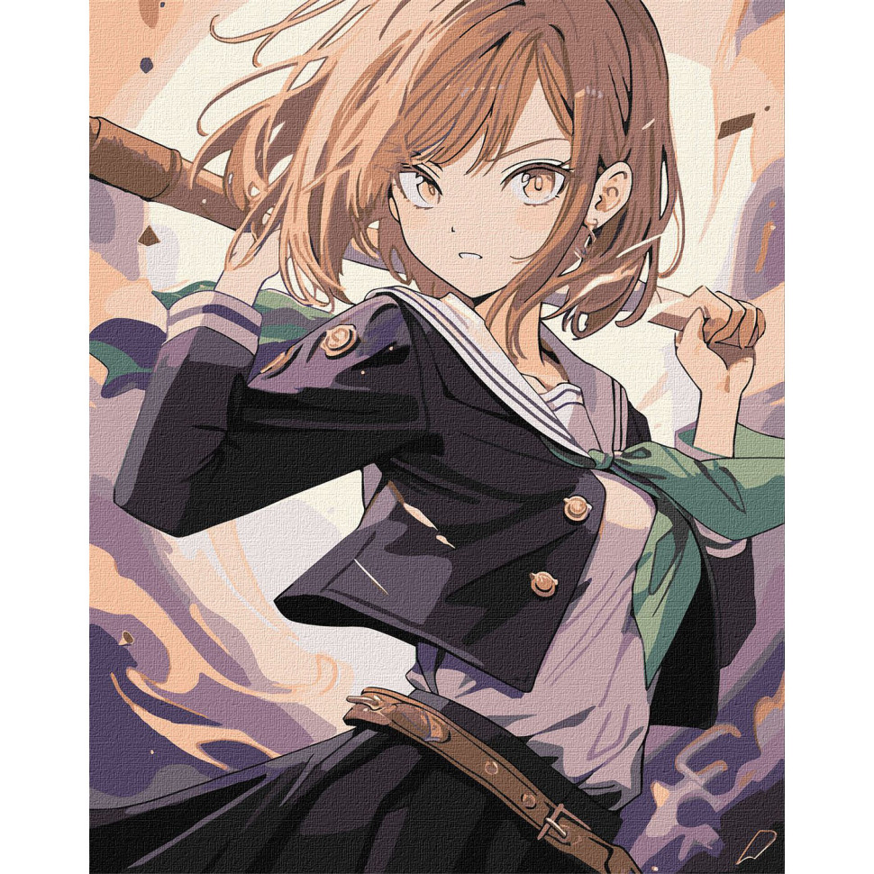 Картина за номерами "Безстрашна дівчина" 40х50 см Картина за номерами "Безстрашна дівчина" 40х50 см