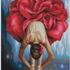 Картина за номерами. Brushme "Квіткова балерина", 40х50 см