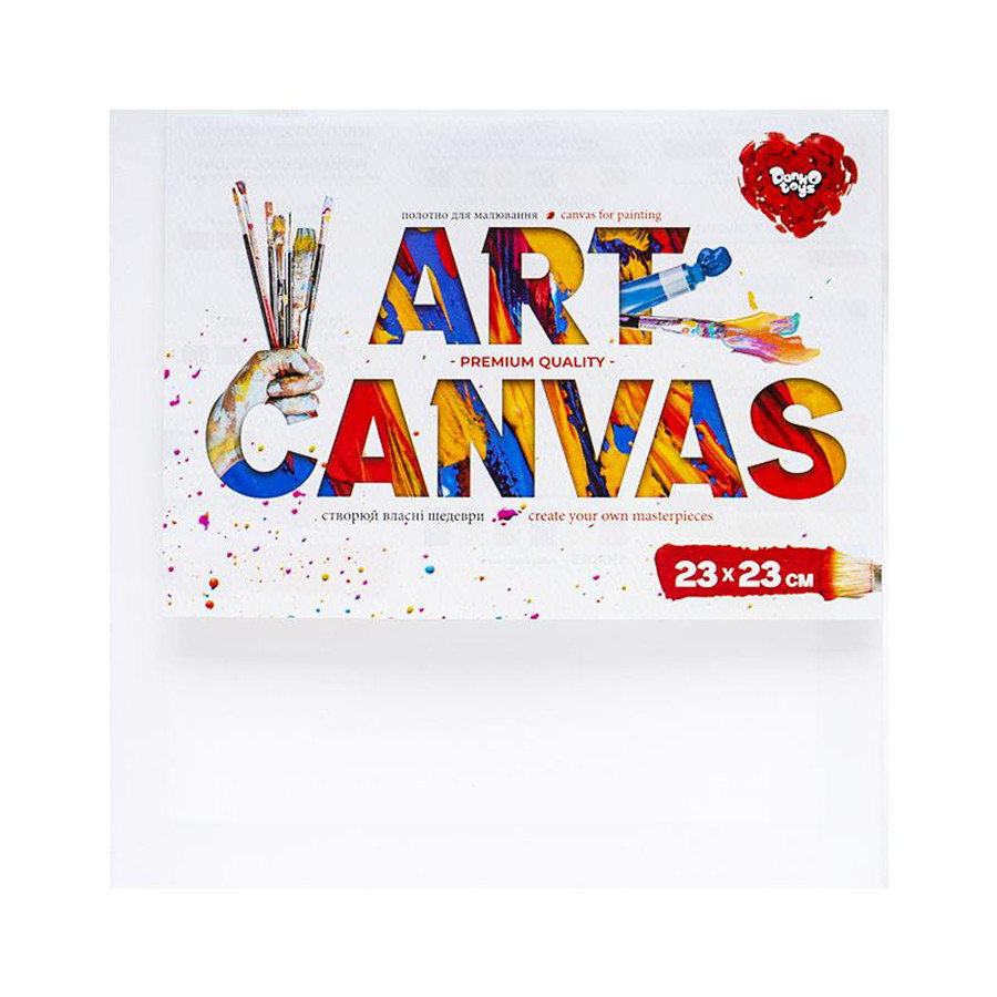 Полотно для малювання "Art Canvas", 23х23 см Полотно для малювання "Art Canvas", 23х23 см